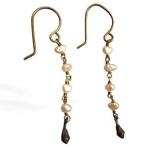 FRESHWATER PEARL DANGLE EARRINGS – HANDCRAFTED BOHO STYLE FOR WOMEN